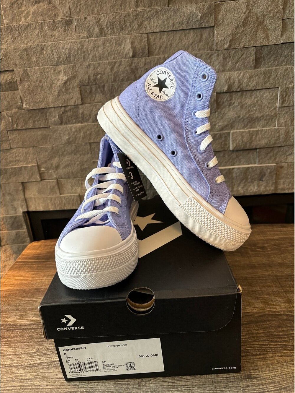 Converse Chuck Taylor All Star Youth Platform High Top Sneakers